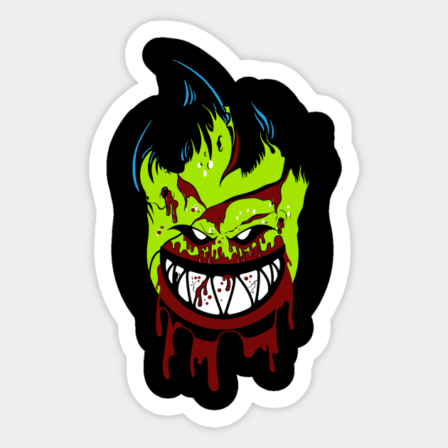 Zombie Sticker by Baracuda